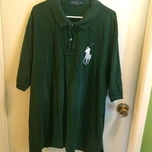 Ralph Lauren Polo Shirt, Large Logo - 3XLT